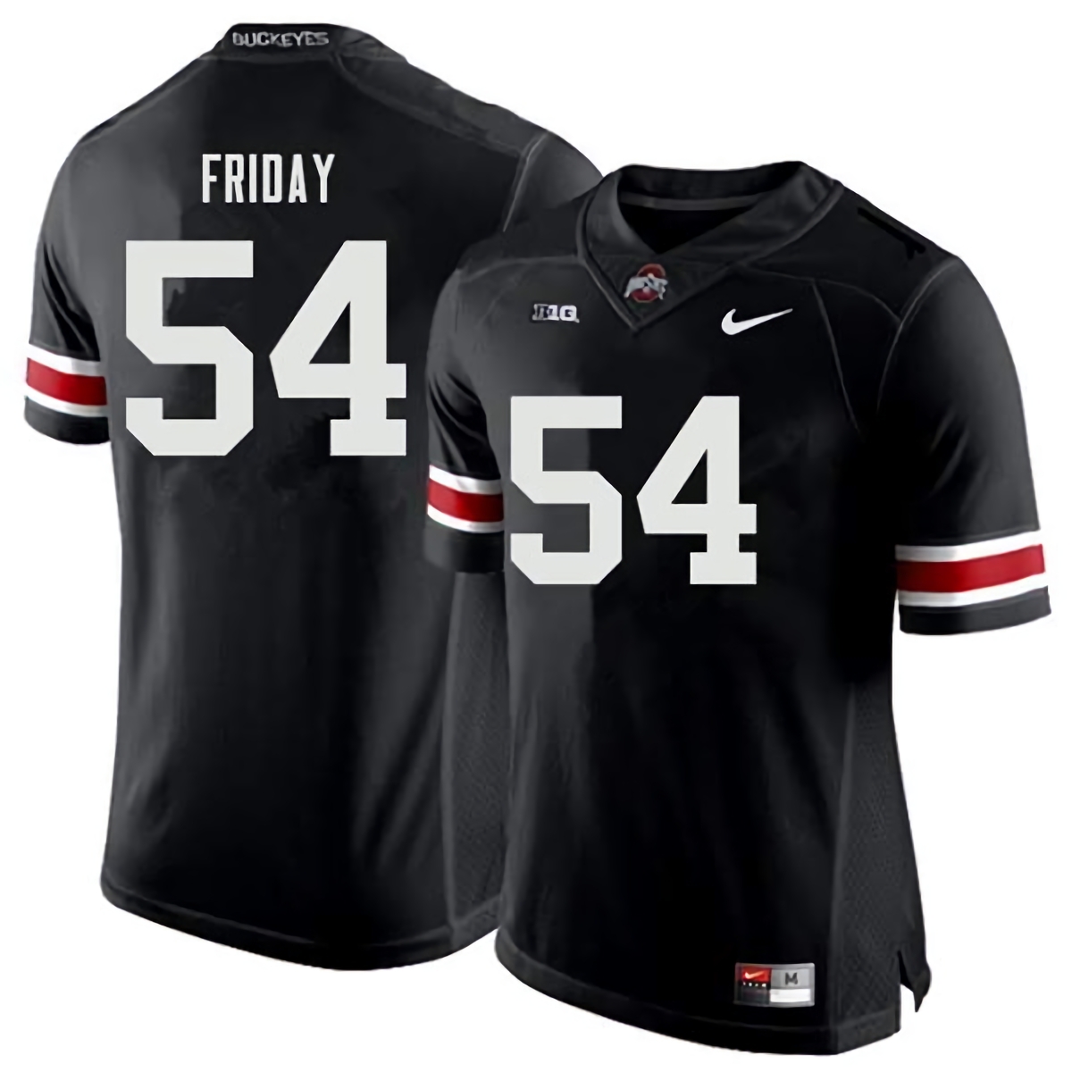 Tyler Friday Ohio State Buckeyes Men's NCAA #54 Nike Black College Stitched Football Jersey GCP2256FM